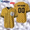nfl pittsburgh steelers logo team hologram pattern design baseball jersey 1 lwfhod