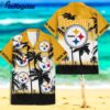 nfl pittsburgh steelers palm tree summer design aloha hawaiian shirt 1 o7aacb