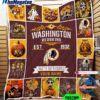 nfl washington redskins football team special skeleton pumpkin halloween blanket co8idc