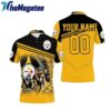 pittsburgh steelers great players 2020 nfl season american flag black and yellow personalized polo shirts 1 gauqhz