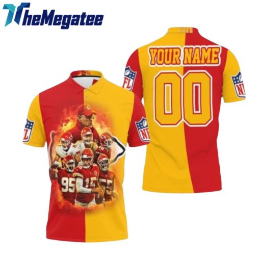 Snoopy Kansas City Chiefs Helmet Afc West Division Champions Super Bowl 2021 Personalized Polo Shirts