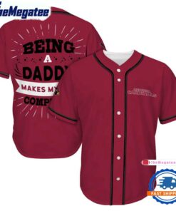 NFL Arizona Cardinals Football Being A Daddy Father’s Day Baseball Jersey