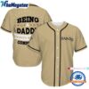 NFL New Orleans Saints Football Being A Daddy Father’s Day Baseball Jersey