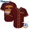 NFL Washington Commanders Football Being A Daddy Father’s Day Baseball Jersey