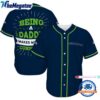 NFL Seattle Seahawks Football Being A Daddy Father’s Day Baseball Jersey