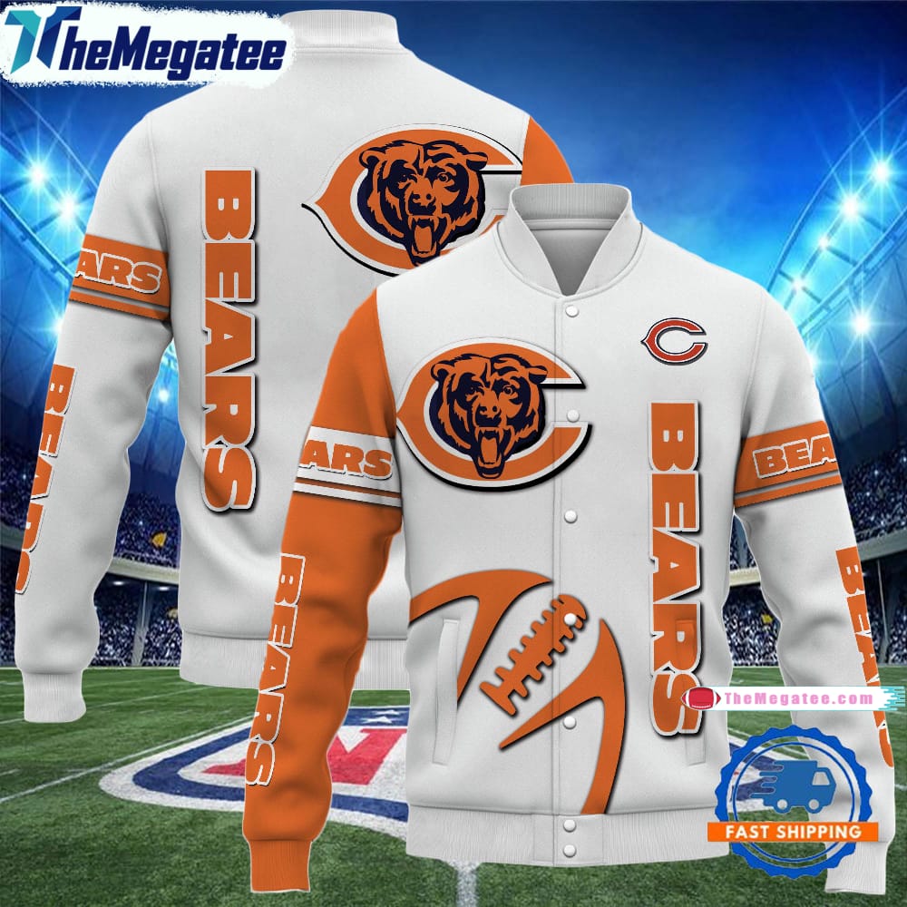 Chicago Bears 2024 NFL Team Limited Edition New Design Baseball Jacket
