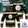 NFL Pittsburgh Steelers Snow Xmas Tree Christmas Custom Baseball Jacket