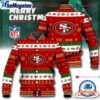 NFL San Francisco 49ers Snow Xmas Tree Christmas Custom Baseball Jacket
