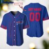 NFL Buffalo Bills Logo Team Hologram Pattern Design Baseball Jersey