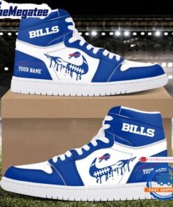 nfl buffalo bills new season custom air jordan 1 hightop shoes bdedgt