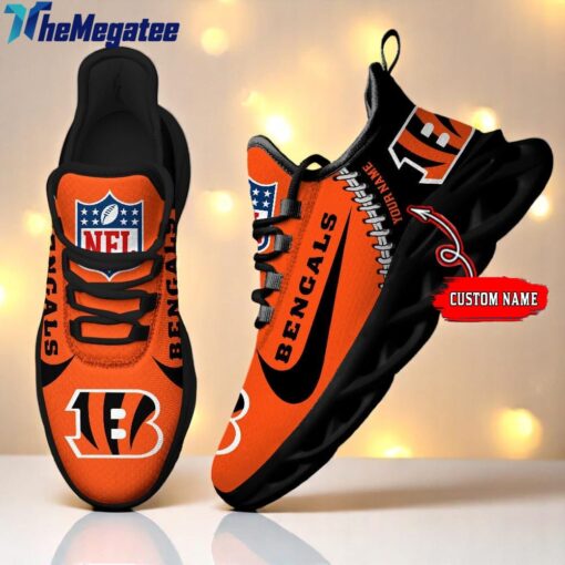 NFL Cincinnati Bengals Football New Season Sneaker Max Soul Shoes