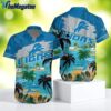 NFL Detroit Lions Palm Tree Summer Beach Aloha Hawaiian Shirt For Fans