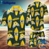 nfl green bay packers flower pattern hawaiian shirt and shorts  football hawaiian set kcmosq