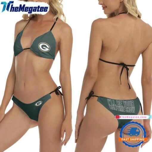 NFL Green Bay Packers I’ll Be Your Halftime Show 2 Piece Women’s Bikini Swimsuit