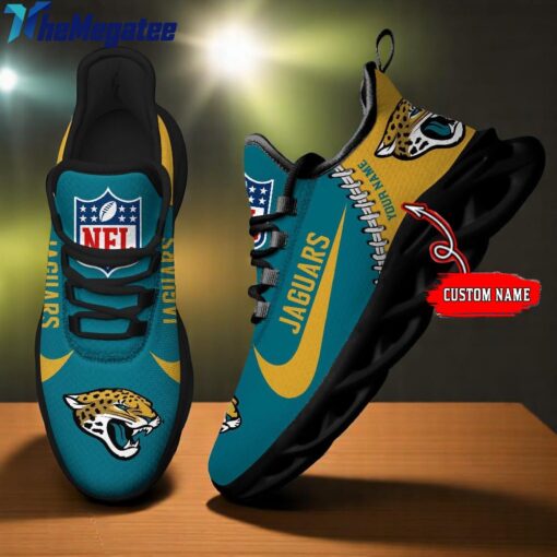 NFL Jacksonville Jaguars Football New Season Sneaker Max Soul Shoes