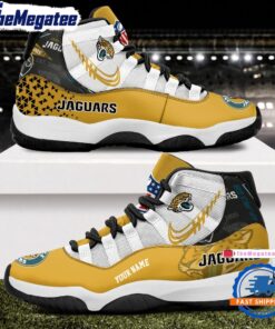 nfl jacksonville jaguars football team custom air jordan 11 shoes dx2w8q