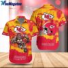 NFL Kansas City Chiefs Football Mascot Summer Hawaiian Shirt For Fans