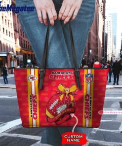 nfl kansas city chiefs football team womens leather tote bag 1 genwxf