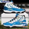 nfl los angeles chargers football team custom air jordan 11 shoes vgfeez