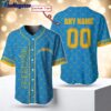 NFL Los Angeles Chargers Logo Team Hologram Pattern Design Baseball Jersey