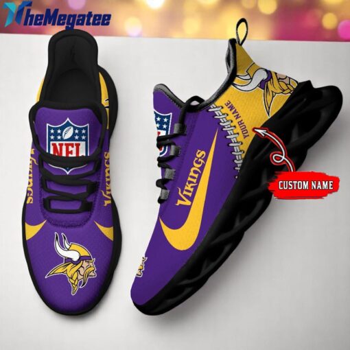 NFL Minnesota Vikings Football New Season Sneaker Max Soul Shoes