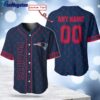 NFL New England Patriots Logo Team Hologram Pattern Design Baseball Jersey