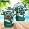NFL New York Jets Football Mascot Summer Hawaiian Shirt For Fans