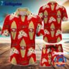 nfl san francisco 49ers flower pattern hawaiian shirt and shorts  football hawaiian set if0gpm