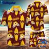 nfl washington commanders flower pattern hawaiian shirt and shorts  football hawaiian set ufnmub
