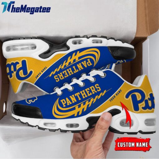 NCAA Pittsburgh Panthers Sport Team Custom Air Max Plus Sneaker For Fans