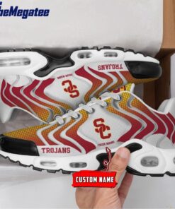 NCAA USC Trojans Logo Football Team Design Air Max Plus Sneaker For Fans