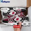 NCAA Wisconsin Badgers Logo Football Team Design Air Max Plus Sneaker For Fans