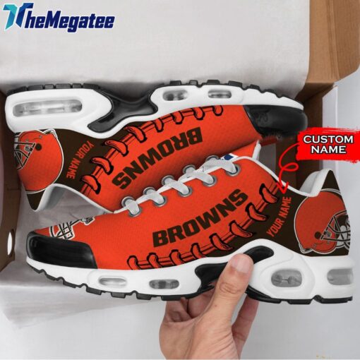 NFL Cleveland Browns Custom Air Max Plus Sneaker For Fans