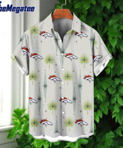 NFL Denver Broncos Football Team Logo Funny Aloha Hawaiian Shirt