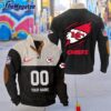 Personalized NFL Kansas City Chiefs Football Team Custom Name And Number Buttoned Collar Sweatshirt