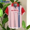 NFL New England Patriots Classic Retro Mascot Line Summer Beach Hawaiian Shirt