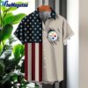 NFL Pittsburgh Steelers American Flag Summer Button Hawaiian Shirt