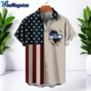 NFL Seattle Seahawks American Flag Summer Button Hawaiian Shirt