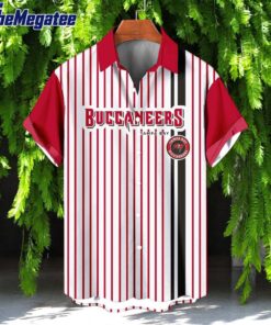 NFL Tampa Bay Buccaneers Classic Retro Mascot Line Summer Beach Hawaiian Shirt