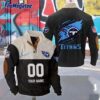 Personalized NFL Tennessee Titans Football Team Custom Name And Number Buttoned Collar Sweatshirt