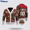 Personalized NHL Ottawa Senators Elk Pattern Ugly Christmas Sweater, Christmas Gift For Hockey Fans