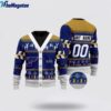 Personalized NHL St. Louis Blues Elk Pattern Ugly Christmas Sweater, Christmas Gift For Hockey Fans