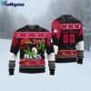 Custom MLB Atlanta Braves Grinch Drink Up Ugly Christmas Sweater