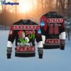 Custom NCAA Alabama A&ampM Bulldogs Grinch Drink Up Ugly Christmas Sweater