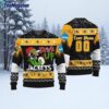 Custom NCAA Georgia Tech Yellow Jackets Grinch Drink Up Ugly Christmas Sweater