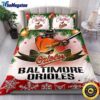 MLB Baltimore Orioles Bedding Sets Merry Christmas Quilt Bedding Sets 2025