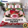 MLB Cincinnati Reds Bedding Sets Merry Christmas Quilt Bedding Sets 2025