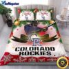 MLB Colorado Rockies Bedding Sets Merry Christmas Quilt Bedding Sets 2025