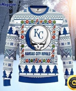 MLB Kansas City Royals Ugly Christmas Sweater The Intelligence Of The , Skull Christmas Sweater