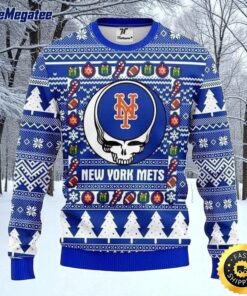 MLB New York Mets Ugly Christmas Sweater The Intelligence Of The , Skull Christmas Sweater
